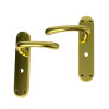 Intelligent Hardware Palace Lever Bathroom Furniture in Polished Brass