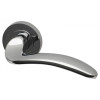 SOLAR POL'D CHROME LEVER ON ROUND ROSE