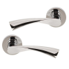 Truro Round Rose Lift Lever Advanced Satin Chrome Plate finish
