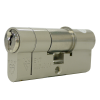 80mm 30-10-40 (35/45) Satin Nickel 3* Kitemarked Keyed Alike Euro Cylinders (Exterior = 30mm Side)