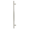 Pull Handle - Pairs of 1200mm Straight 1000mm centres including 2 fixings with bolts - Satin Stainless Steel 316 - 32mm Diameter Back to Back