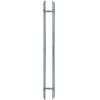 Pull Handle - 1500mm Straight AURA Design including 2 fixings with bolts - Satin Stainless Steel 316 - 38mm Diameter