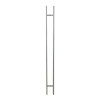 Pull Handle - 1500mm Straight DESIGNER SLIM Design including 2 fixings with bolts - Satin Stainless Steel 316 - 38mm Diameter