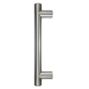 Pull HAndle - 400mm Straight 300mm centres including 2 fixings with bolts - Satin Stainless Steel 316