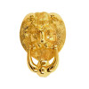 UAP 5" Classic Lion Door Knocker in Polished Brass