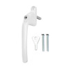 Espag handle In-Line Locking 40mm WHITE