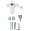 Comp/Timber Sash BLocker& Fixings ST WHITE