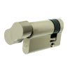 TL Specification Anti Drill cylinder - 55/10 Half Cylinder Thumbturn on the 55mm side - Nickel